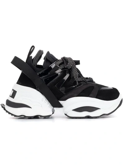 Shop Dsquared2 Chunky Sneakers In Black