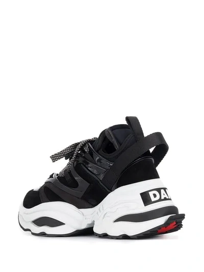 Shop Dsquared2 Chunky Sneakers In Black