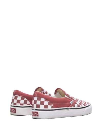 Shop Vans Classic Slip-on Sneakers - Red