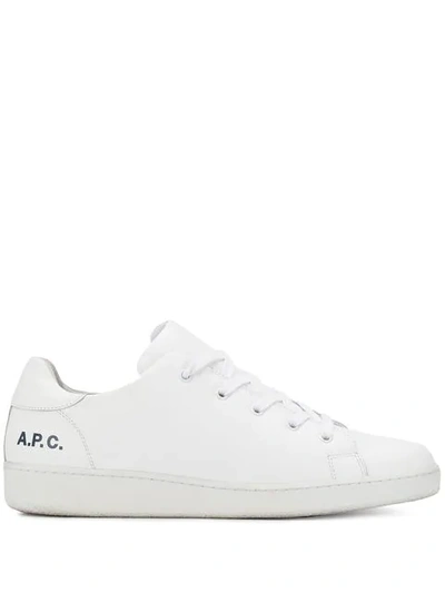 Shop Apc Low-top Sneakers In White
