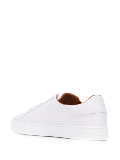 Shop Etro Pegasus Embroidered Sneakers In White