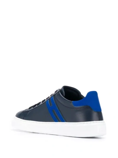 Shop Hogan Low Top Sneakers In Blue