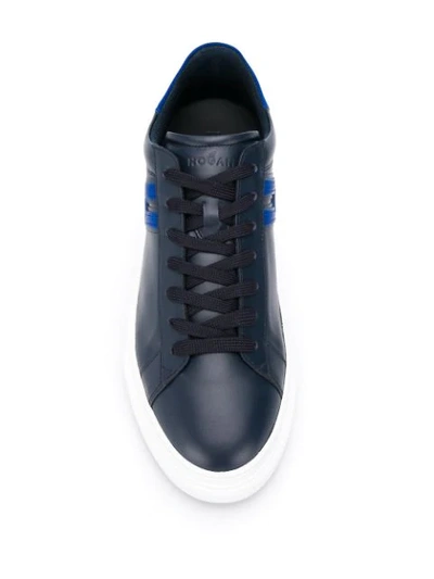 Shop Hogan Low Top Sneakers In Blue