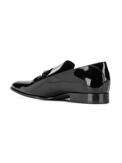 Shop Jimmy Choo Sawn Loafers In Black