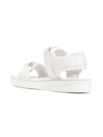 Shop Ami Alexandre Mattiussi Neoprene Sandal In Blanc
