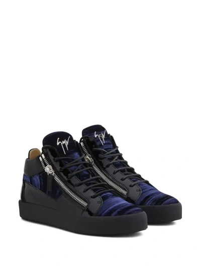 Shop Giuseppe Zanotti Kriss Sneakers In Blue