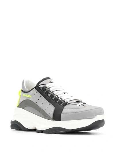 Shop Dsquared2 Bumpy 551 Sneakers In Grey