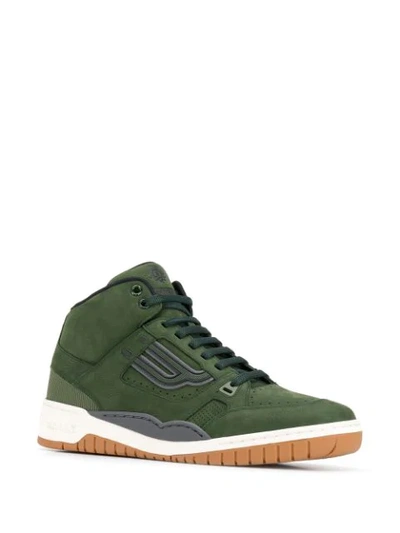 Shop Bally King Sneakers In Green