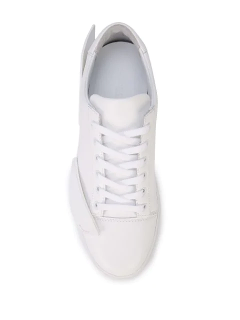 A Cold Wall Shard Low Top Sneakers In White Modesens