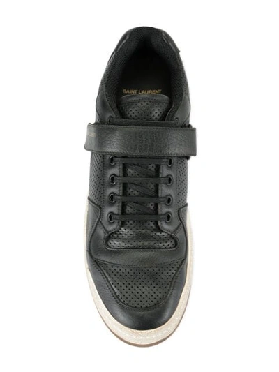 Saint Laurent Sl24 Low-top Sneakers In Black