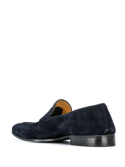Shop Alberto Fasciani Classic Loafers In Blue