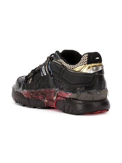 Shop Maison Margiela Fusion Sneakers In Black