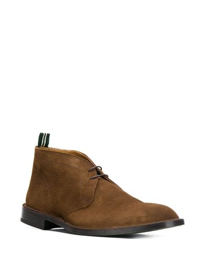Shop Green George Lace-up Desert Boots - Brown