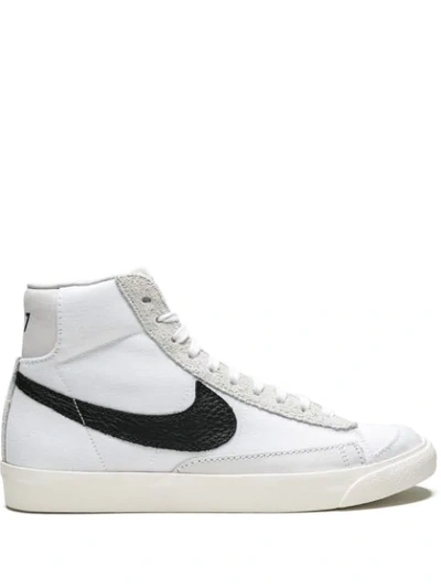 Shop Nike Blazer Mid 77 Sneakers In White ,black