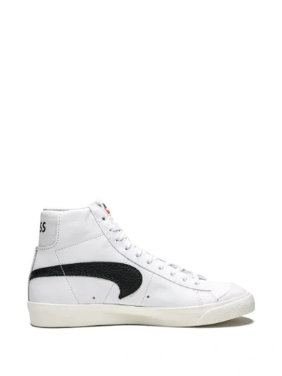 Shop Nike Blazer Mid 77 Sneakers In White ,black