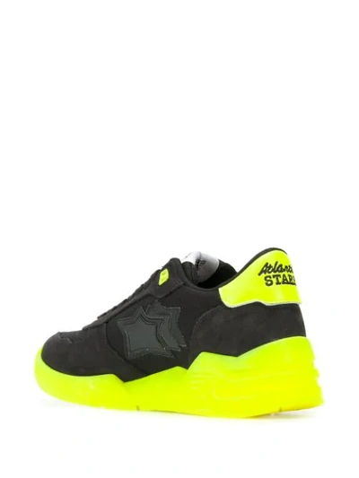 Shop Atlantic Stars Mars Sneakers In Black