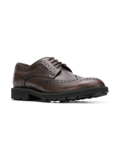 Shop Tod's Classic Oxford Shoes - Brown
