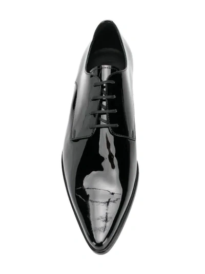 Shop Dsquared2 Patent Leather Shoes In Black