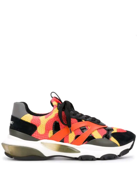 orange valentino shoes