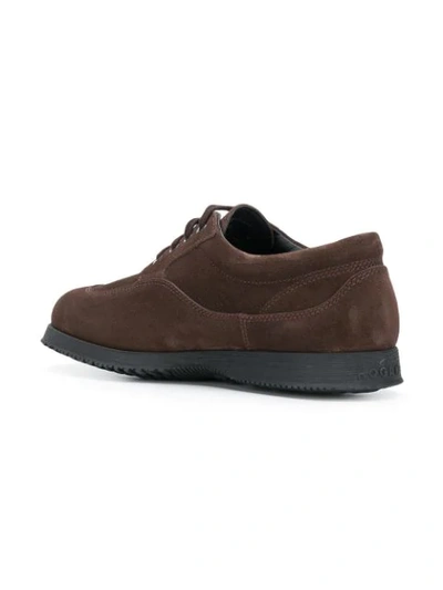 Shop Hogan Lace-up Shoes In Brown