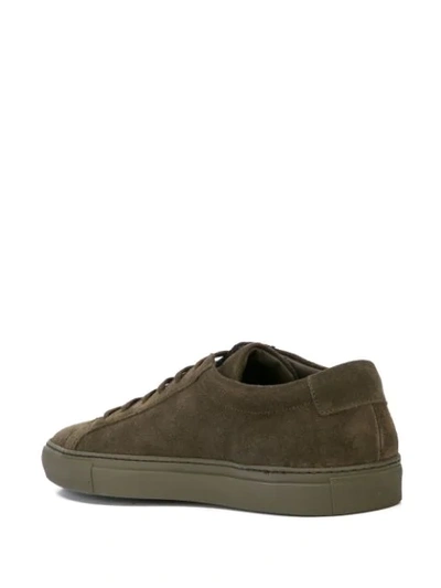 Shop Common Projects Lace-up Sneakers In Green