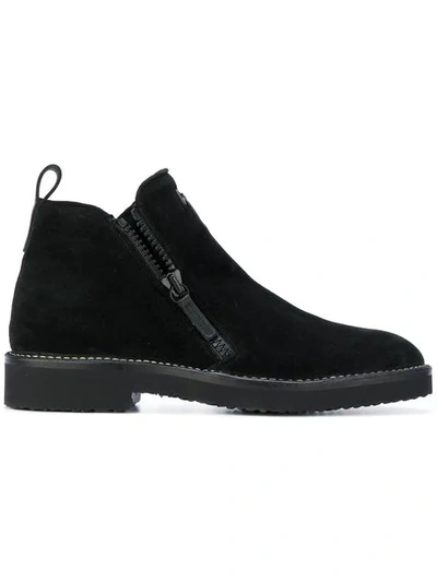 Shop Giuseppe Zanotti Austin Boots In Black