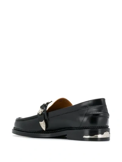 Shop Toga Virilis Two-tone Loafers In Black