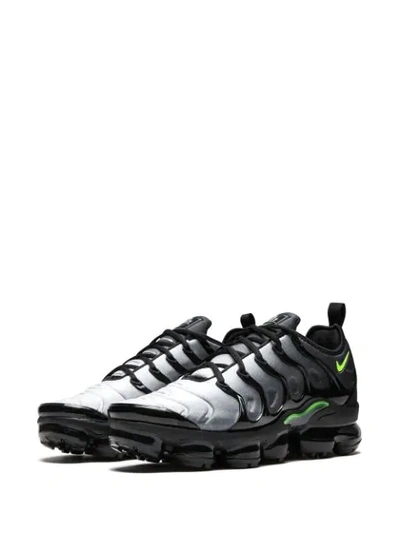 Shop Nike Air Vapormax Plus "black/volt-white" Sneakers