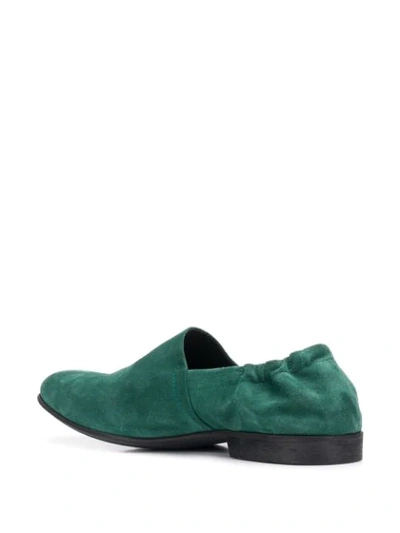 Shop Haider Ackermann Suede Slip-on Loafers In Green