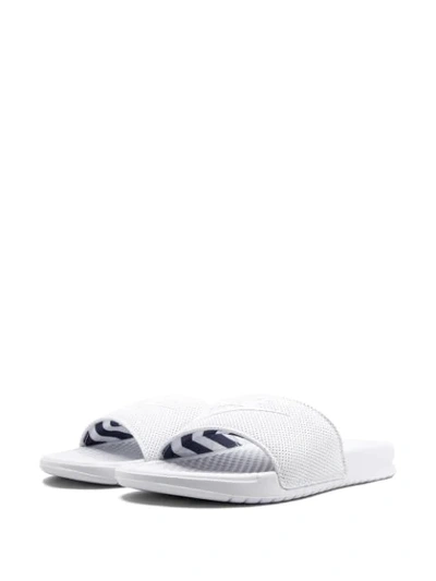 Shop Nike Benassi Jdi Fo Slides In White