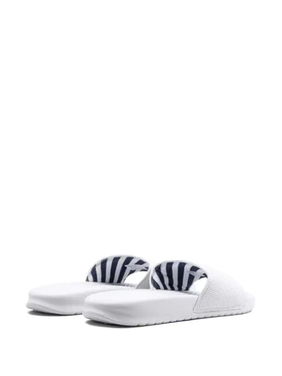 Shop Nike Benassi Jdi Fo Slides In White