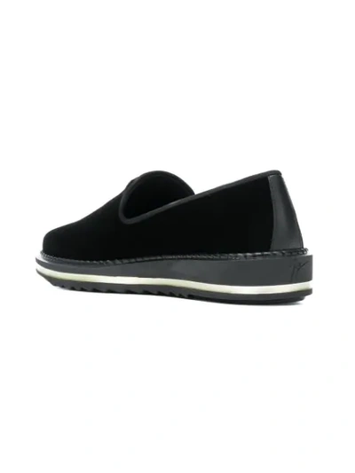 Shop Giuseppe Zanotti 'tim' Loafer In Black