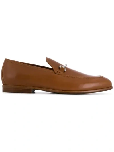 Shop Jimmy Choo Marti Loafers In Brown