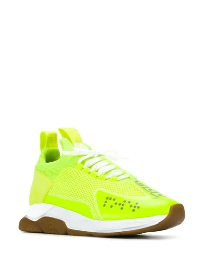 VERSACE CHAIN REACTION SNEAKERS - 黄色