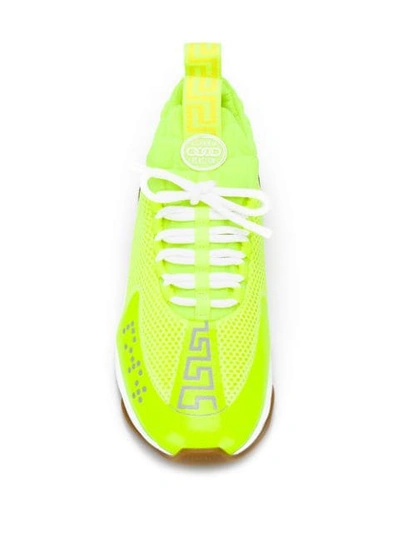 VERSACE CHAIN REACTION SNEAKERS - 黄色