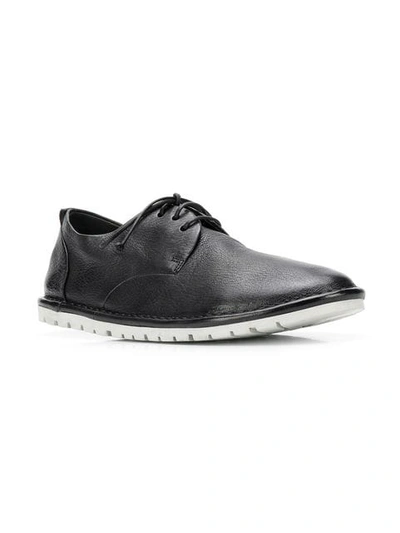 Shop Marsèll Flat Lace-up Shoes In Black