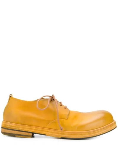 Shop Marsèll Zucca Zeppa Derby Shoes In Yellow