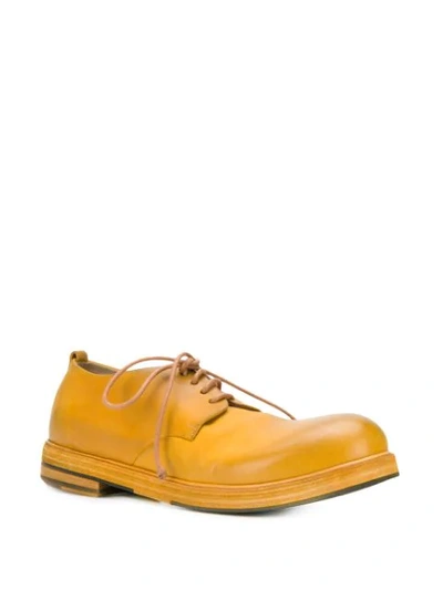 Shop Marsèll Zucca Zeppa Derby Shoes In Yellow