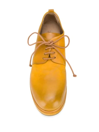 Shop Marsèll Zucca Zeppa Derby Shoes In Yellow
