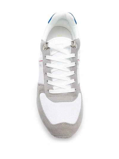 Shop Versace Jeans Low Top Logo Sneakers In White