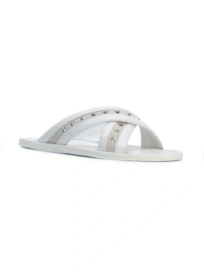 Shop Jimmy Choo Wally Sandals - Farfetch In White