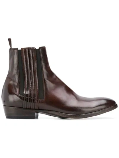 Shop Silvano Sassetti Classic Boots In Brown