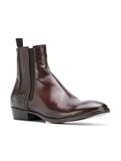 Shop Silvano Sassetti Classic Boots In Brown