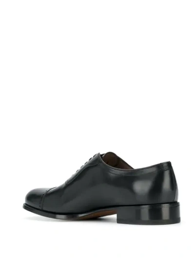 Shop Ferragamo Classic Derby Shoes In Black