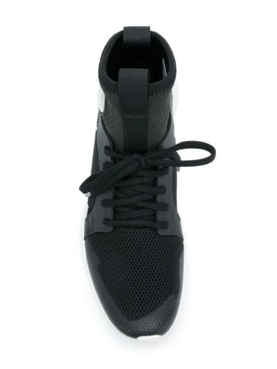 Shop Mcq By Alexander Mcqueen Mcq Alexander Mcqueen High Ankle Sneakers - Black