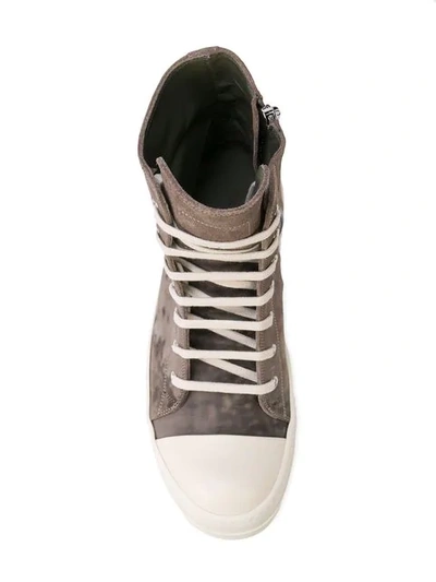 Shop Rick Owens Drkshdw Sisyphus Sneakers In Grey