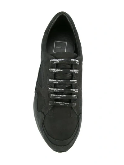 Shop Wooyoungmi Low-top Sneakers - Black