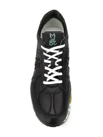 Shop White Premiata Mase Sneakers - Black