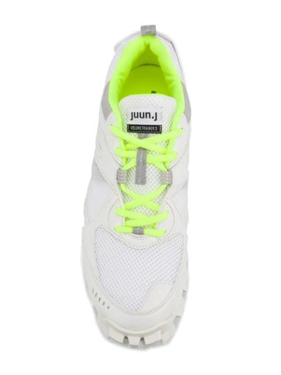 Shop Juunj Chunky Sneakers In White