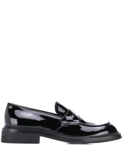 Shop Prada Slip-on Loafers In Black